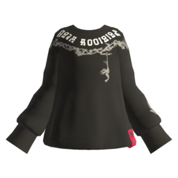 Ink-Black Tangle Top